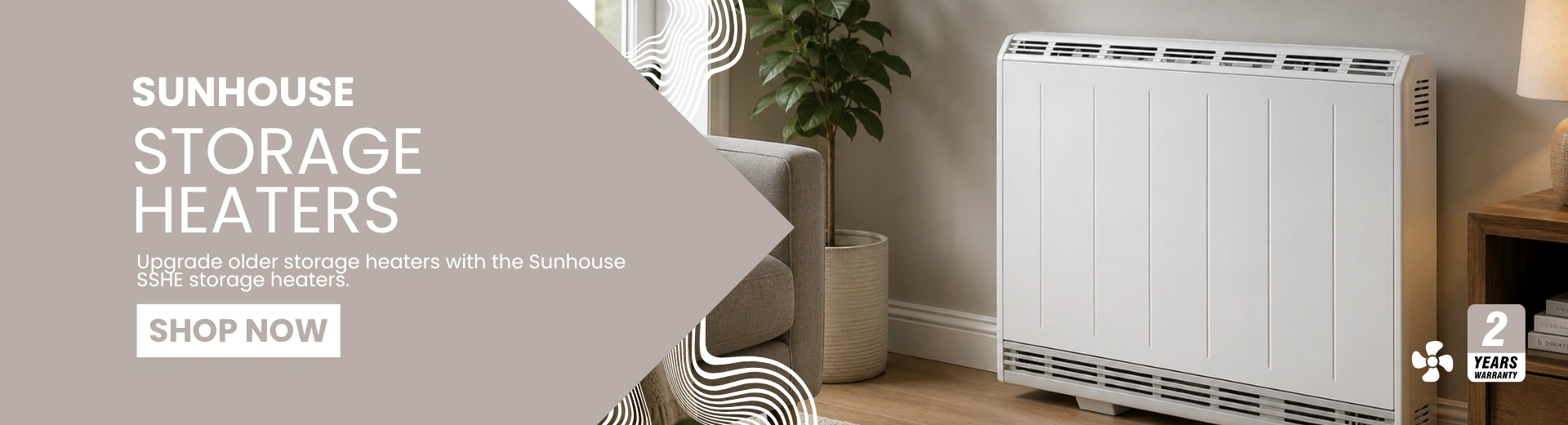 Sunhouse SSHE Storage Heater banner